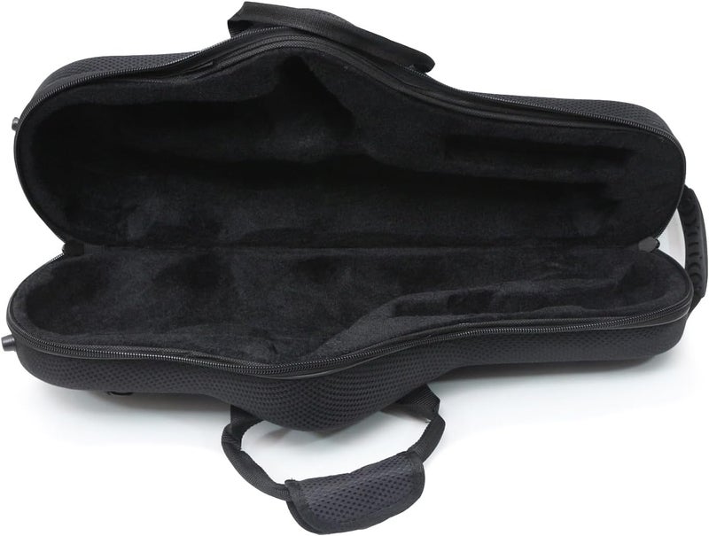 YoungMonic Alto Saxophone Case Nylon Saxophone Accessories Black Lightweight Strap Strong Hard Protect Alto Sax Case (Black) - Image 2